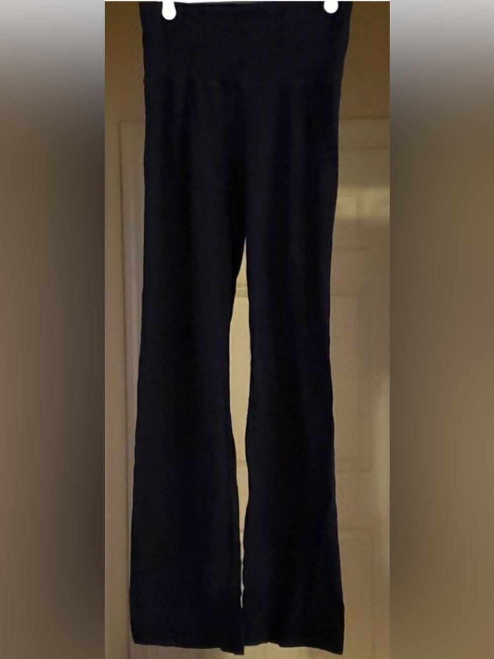 MAO Black Leggings Small Flare Yoga Pants High Rise Stretch Casual Basic